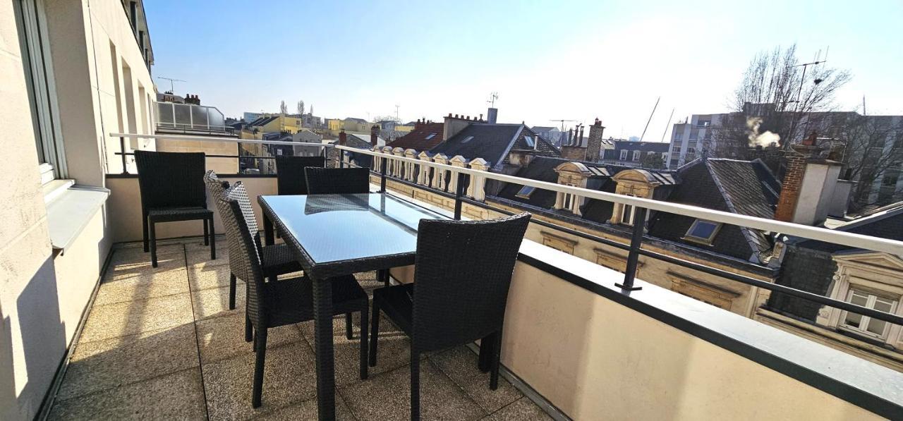Charmant Appartement Proche Centre Ville Reims Esterno foto